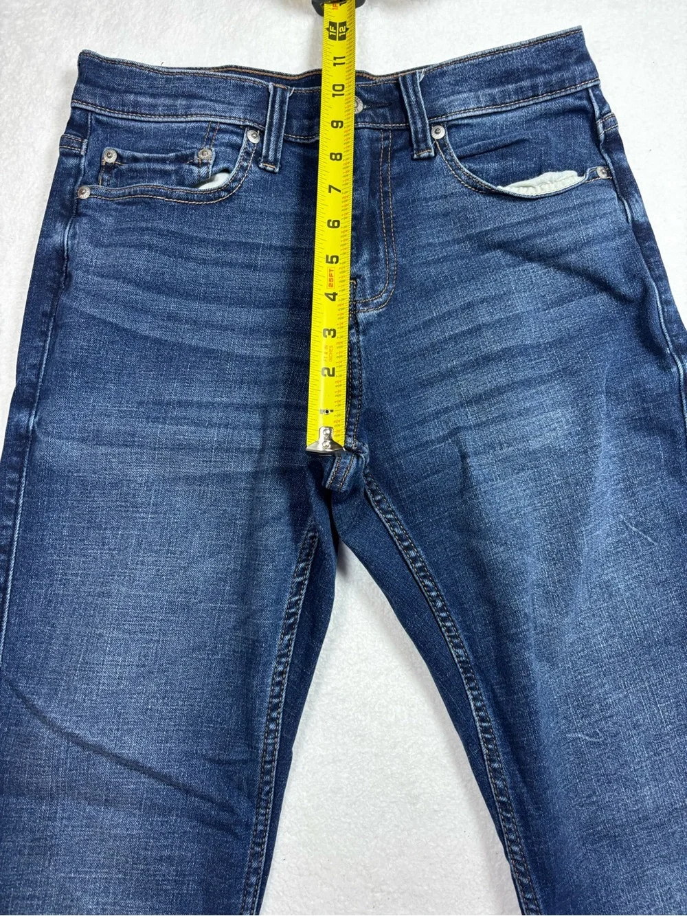 Men’s Hollister Athletic Skinny Stretch Jeans W29 L32 Dark Wash Denim EUC